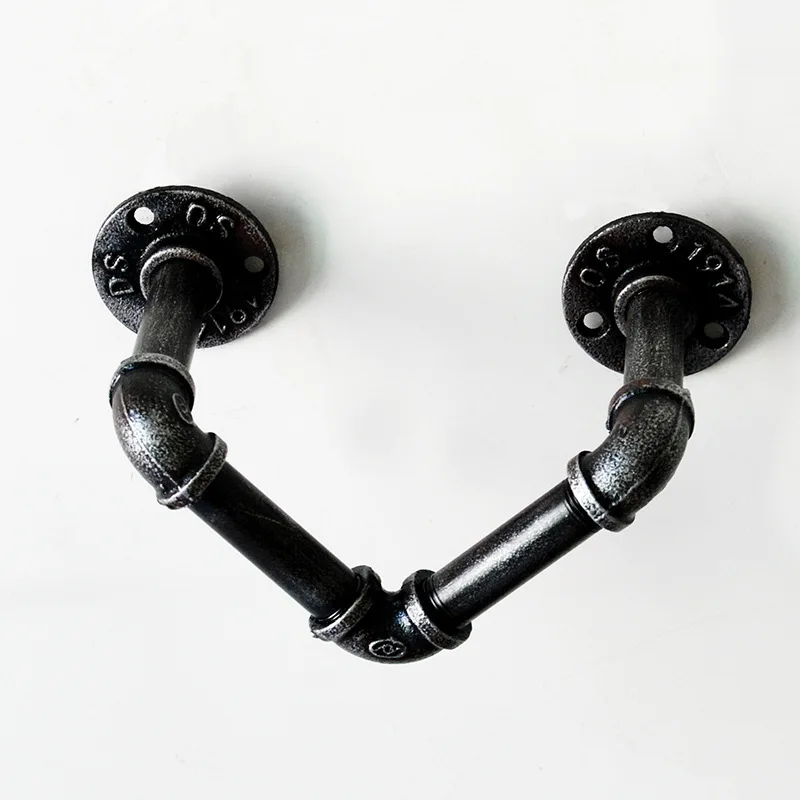Retro Industry Style Iron Pipe Bar Decoration Wall-mounted Decoration Clothes Towel Storage Rack for Bathroom Kitchen
Retro Industry Style Iron Pipe Bar Decoration Wall-mounted Decoration Clothes Towel Storage Rack for Bathroom Kitchen