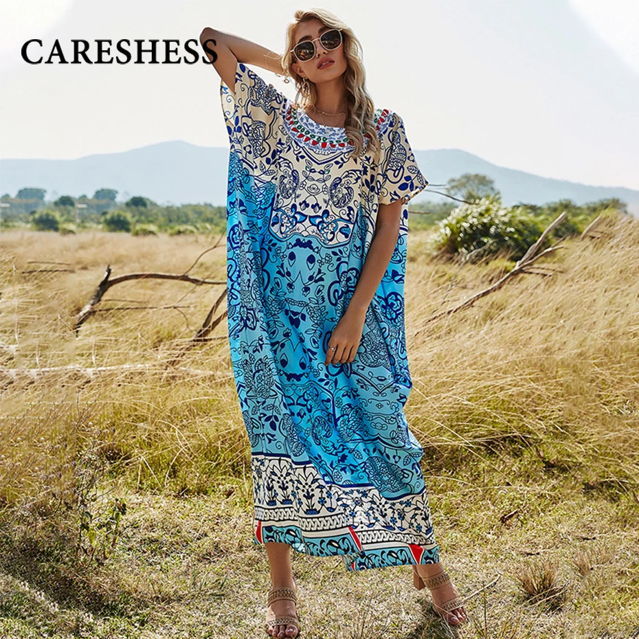 CARESHESS новое летнее платье с принтом для девочек женское платье на каждый день с длинным рукавом пляжное платье Последняя мода размера плюс п...
CARESHESS новое летнее платье с принтом для девочек женское платье на каждый день с длинным рукавом пляжное платье Последняя мода размера плюс п...
