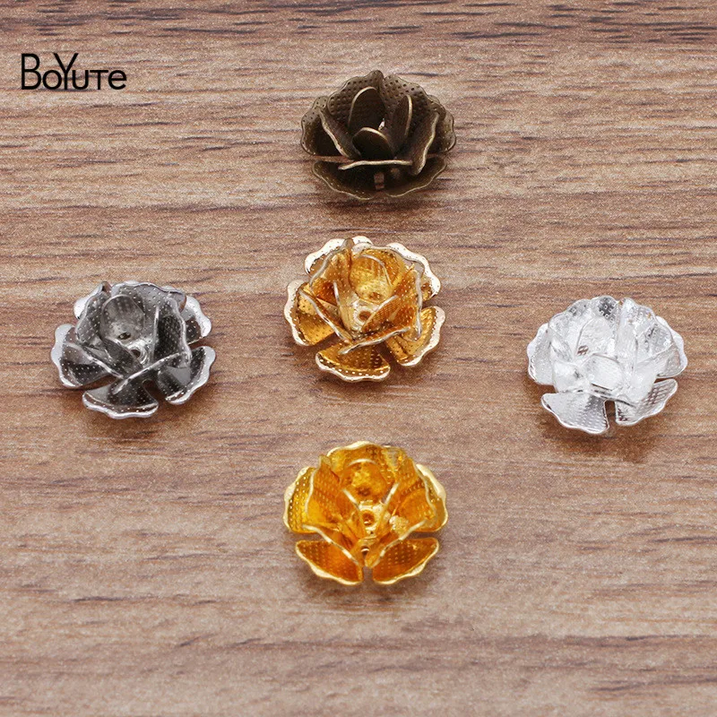 BoYuTe (100 Pieces/Lot) 14MM Metal Brass Flower Materials Factory Supply Handmade DIY Jewelry Making Accessories
BoYuTe (100 Pieces/Lot) 14MM Metal Brass Flower Materials Factory Supply Handmade DIY Jewelry Making Accessories