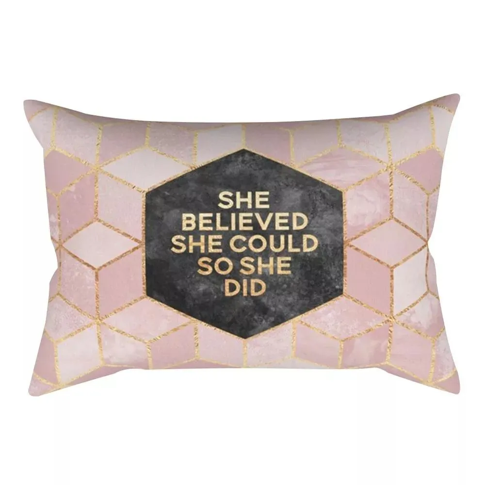 Soft Short Plush Pillow Cover Fashion Geometric Rectangular Pillowcase Creative Pattern Printing Decorative Pillowcase
Soft Short Plush Pillow Cover Fashion Geometric Rectangular Pillowcase Creative Pattern Printing Decorative Pillowcase
