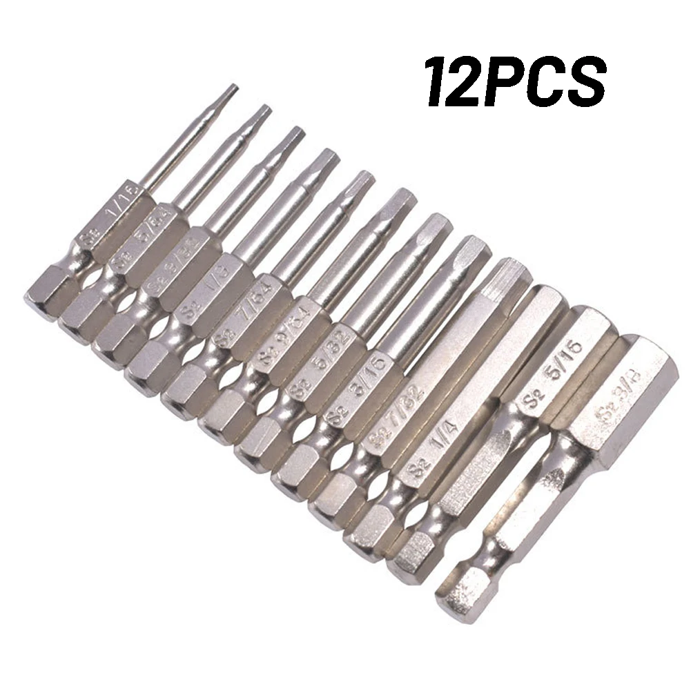 12pcs Hex Screwdriver Bit Set Quick Change Connect Impact Driver Power Drill Bit 1/4" Hexhandle Power Tool Accessories
12pcs Hex Screwdriver Bit Set Quick Change Connect Impact Driver Power Drill Bit 1/4" Hexhandle Power Tool Accessories