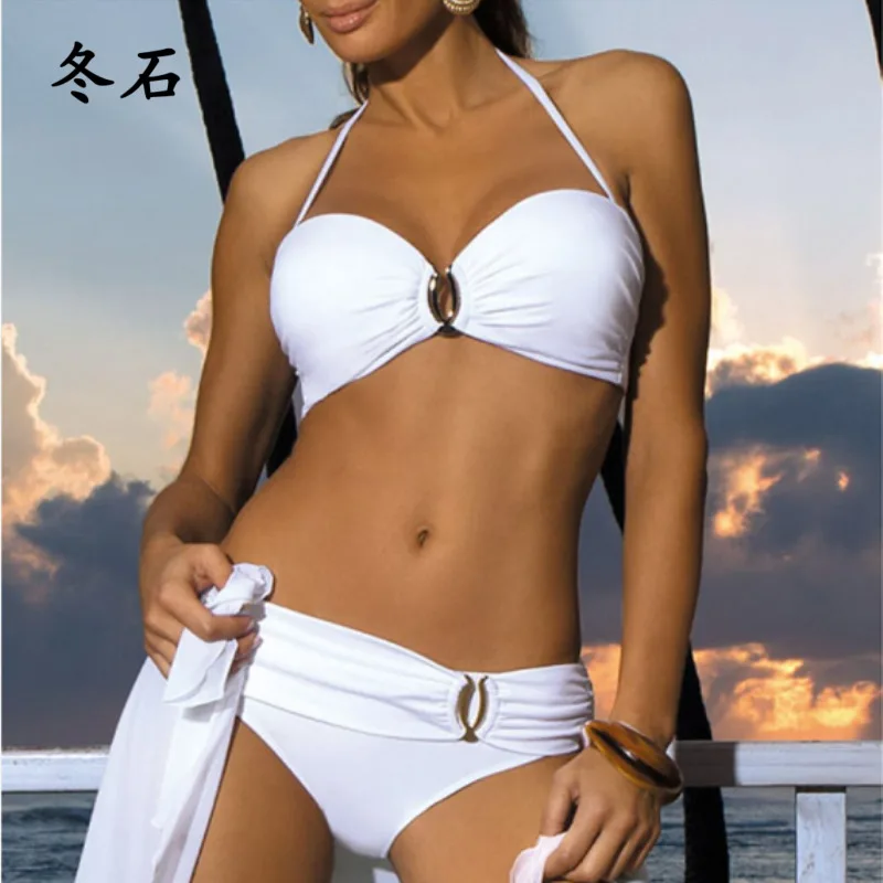 Sexy Bikinis Women Bandage Brazilian Solid White Black Sexy Bikini Set Swimwear Women Push Up Swimsuit Female Beachwear Biquini
Sexy Bikinis Women Bandage Brazilian Solid White Black Sexy Bikini Set Swimwear Women Push Up Swimsuit Female Beachwear Biquini