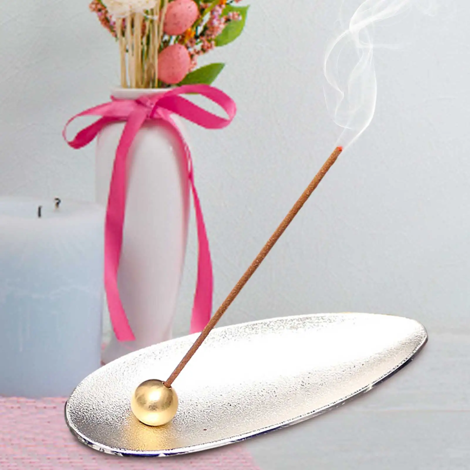 Japanese Style Incense Insert Portable Incense Holder For Home Decor Metal Copper Bead Ncense Stick Holder Meditation Yoga Prop
Japanese Style Incense Insert Portable Incense Holder For Home Decor Metal Copper Bead Ncense Stick Holder Meditation Yoga Prop
