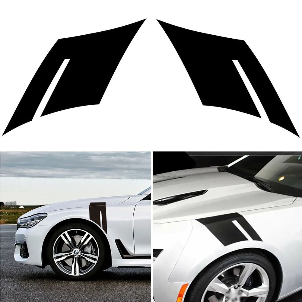 1 Pair Car Side Fender Marks Stripe Stickers Black Glossy Decals Exterior Accessories For Chevy Corvette Camaro
1 Pair Car Side Fender Marks Stripe Stickers Black Glossy Decals Exterior Accessories For Chevy Corvette Camaro