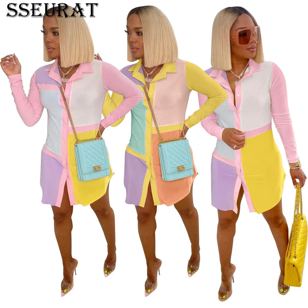 Женское однобортное платье SSEURAT, прямое офисное платье выше колена с длинными рукавами и отложным воротником, повседневная одежда в стиле п...
Женское однобортное платье SSEURAT, прямое офисное платье выше колена с длинными рукавами и отложным воротником, повседневная одежда в стиле п...