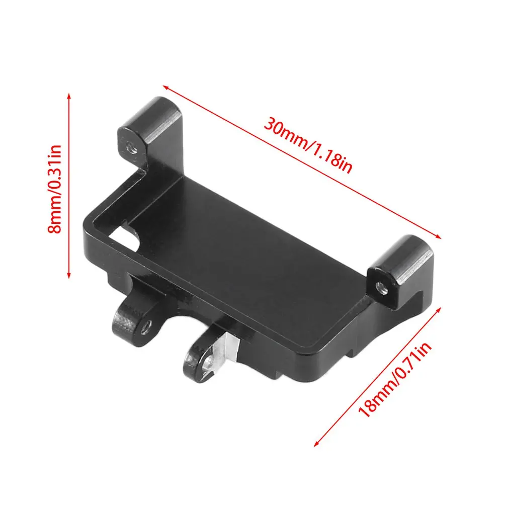 Soporte Metal para servomontaje, piezas de mejora para 1/24 RC SCX24 90081, accesorios de repuesto Axial Crawler AXI00002 L8J