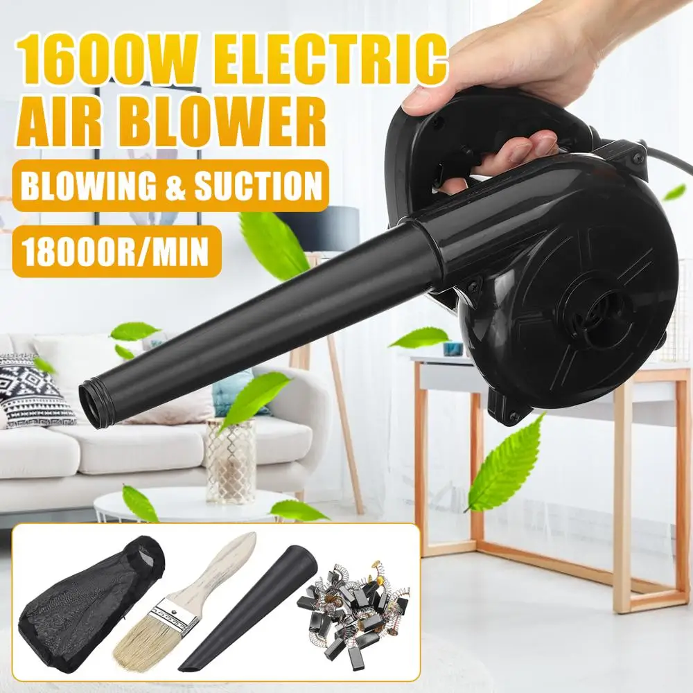 1600W Electric Handheld Air Blower & Dust Collecting Power Vacuum Cleaner Kit
1600W Electric Handheld Air Blower & Dust Collecting Power Vacuum Cleaner Kit