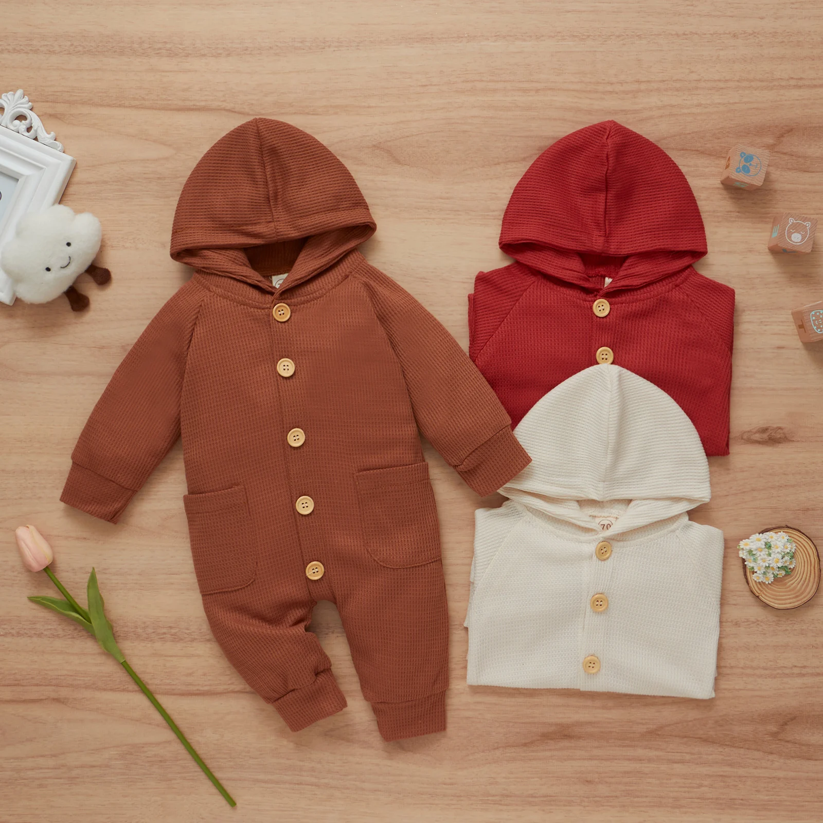 Ma&Baby 3-18M Infant Newborn Baby Boy Girl Jumpsuit Long Sleeve Hooded Rompers Button Playsuit Autum Spring Clothing DD40
Ma&Baby 3-18M Infant Newborn Baby Boy Girl Jumpsuit Long Sleeve Hooded Rompers Button Playsuit Autum Spring Clothing DD40