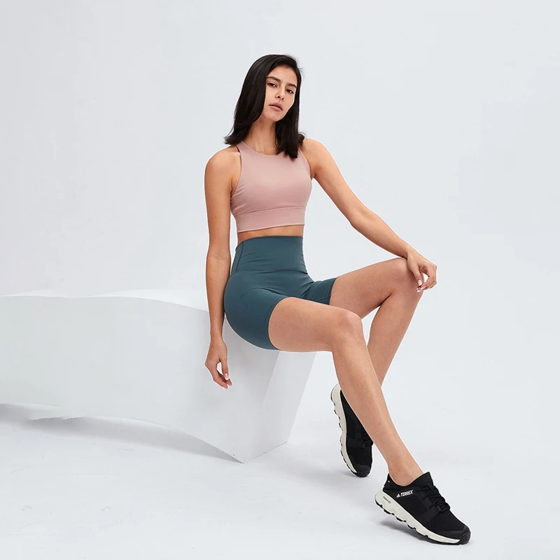 T-line-free solid color yoga shorts LULU double-sided brushed skinny stretch sports fitness three-point pants
T-line-free solid color yoga shorts LULU double-sided brushed skinny stretch sports fitness three-point pants