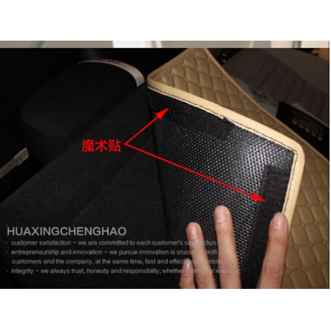 

Best mats! Special trunk mats for KIA Sorento 7seats 2017 waterproof boot carpets cargo liner mat for Sorento 2016 styling