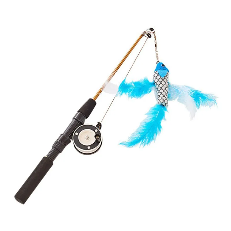 Cat Toys Fish Shape Telescopic Feathers Cat Stick Rod Simulation Fishing Rod Kitten Funny Playing Toy Random Color Dropshipping
Cat Toys Fish Shape Telescopic Feathers Cat Stick Rod Simulation Fishing Rod Kitten Funny Playing Toy Random Color Dropshipping
