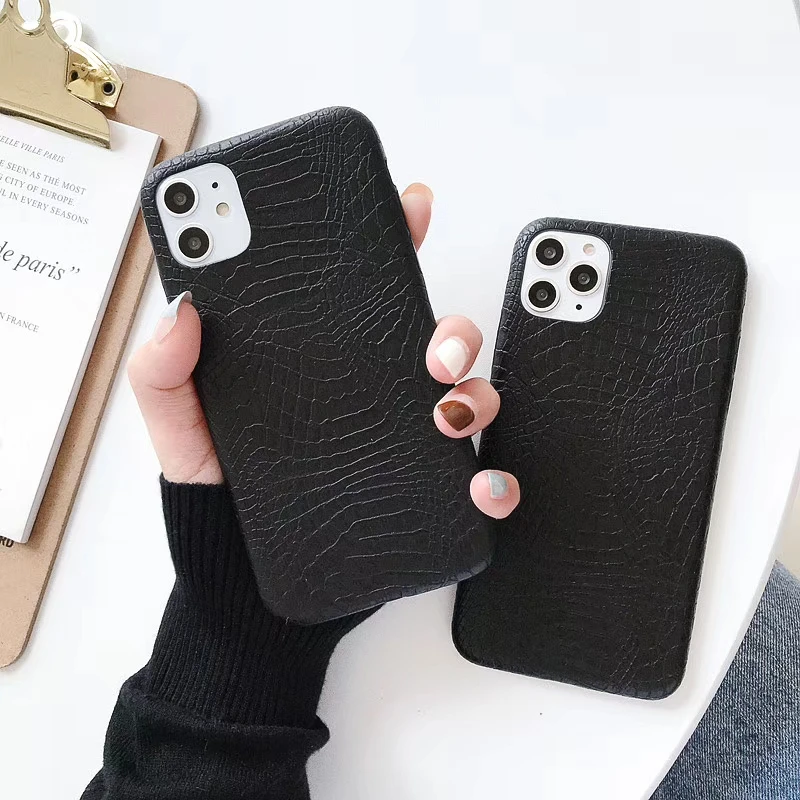 Роскошный чехол из крокодиловой змеиной кожи для телефона iPhone 12 11 pro 7 8 Plus мягкий