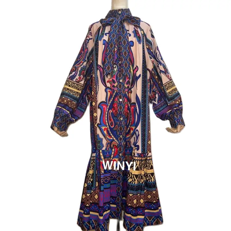 2021Sunmer Fall Spring Newest Fashion Runway Women Long Sleeve Flower Printed 3D Butterfly Embroidery Long Dress Vestidos WINYI
2021Sunmer Fall Spring Newest Fashion Runway Women Long Sleeve Flower Printed 3D Butterfly Embroidery Long Dress Vestidos WINYI