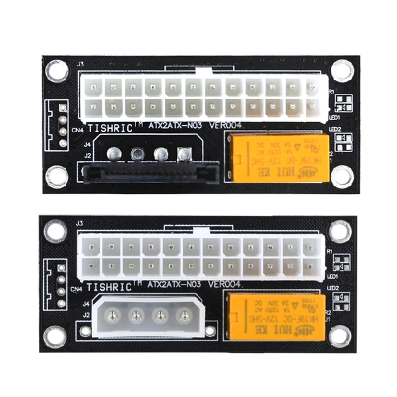 2022 New Dual PSU Power Supply Sync Adapter Add2PSU 24Pin To 4pin/SATA Molex Synchronous Connector Riser Cable Miner Mining
2022 New Dual PSU Power Supply Sync Adapter Add2PSU 24Pin To 4pin/SATA Molex Synchronous Connector Riser Cable Miner Mining