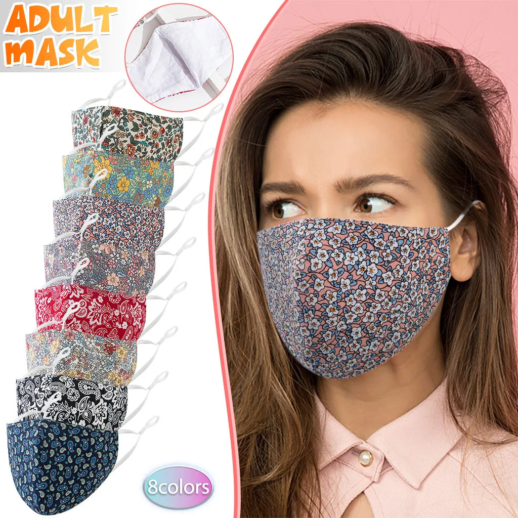 8PCS Adult Colorful Floral Printting Mouth Mask Protective Anti Dust Mouth-Muffle Adjustable Reusable Washable Fabric Face Masks
8PCS Adult Colorful Floral Printting Mouth Mask Protective Anti Dust Mouth-Muffle Adjustable Reusable Washable Fabric Face Masks