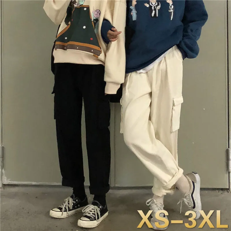 Casual Pants Women Loose Cargo Stylish Trousers Korean All-match High-waist Straight Pocket Students Street-wear Fashion Ulzzang
Casual Pants Women Loose Cargo Stylish Trousers Korean All-match High-waist Straight Pocket Students Street-wear Fashion Ulzzang