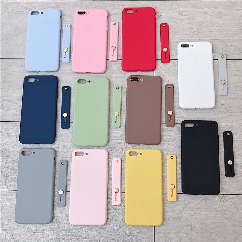 Plain Color Wrist Band Hand Band Finger Grip Mobile Phone Holder Stand Push Pull Universal Phone Socket Holder for Iphone xr 11
Plain Color Wrist Band Hand Band Finger Grip Mobile Phone Holder Stand Push Pull Universal Phone Socket Holder for Iphone xr 11