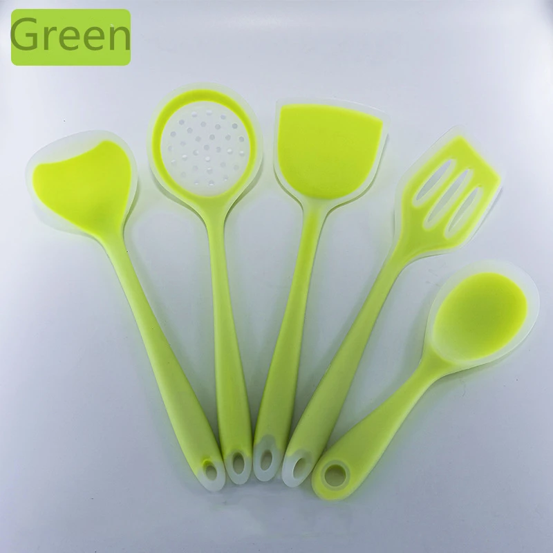 5Pcs Silicone Cookware Set Nonstick Cooking Tools Heat Resistant Kitchen Baking Tool Kit Utensils Kitchen Accessories 
5Pcs Silicone Cookware Set Nonstick Cooking Tools Heat Resistant Kitchen Baking Tool Kit Utensils Kitchen Accessories