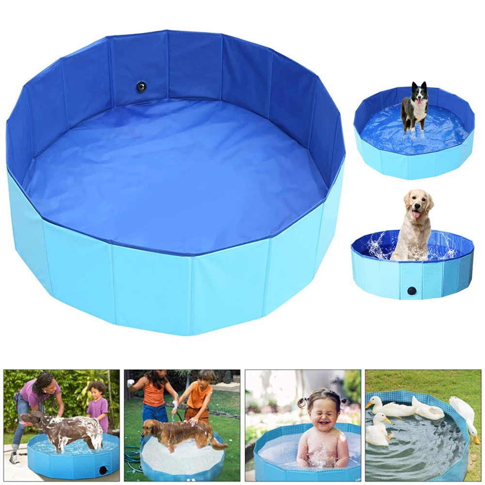 Pet Bath Tub Foldable Pet Swimming Pool Easy To Drain Pet Bathtub Pet Portable PVC Bathing Pools For Medium Large Dogs
Pet Bath Tub Foldable Pet Swimming Pool Easy To Drain Pet Bathtub Pet Portable PVC Bathing Pools For Medium Large Dogs