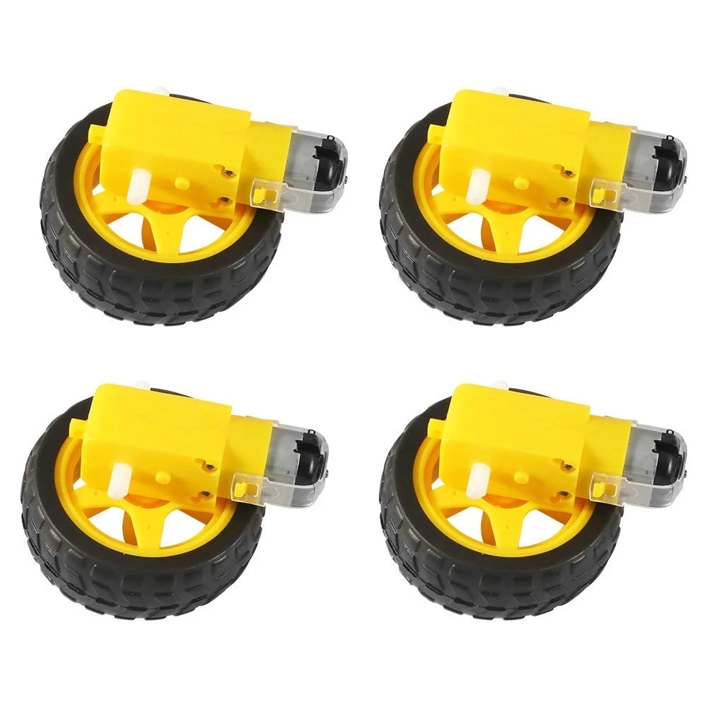 DC Electric Motor with Plastic TT Motor Tire Wheel 3-6V Dual Shaft Gear motor TT Magnetic Gearbox Engine For Arduino Smart Car
DC Electric Motor with Plastic TT Motor Tire Wheel 3-6V Dual Shaft Gear motor TT Magnetic Gearbox Engine For Arduino Smart Car