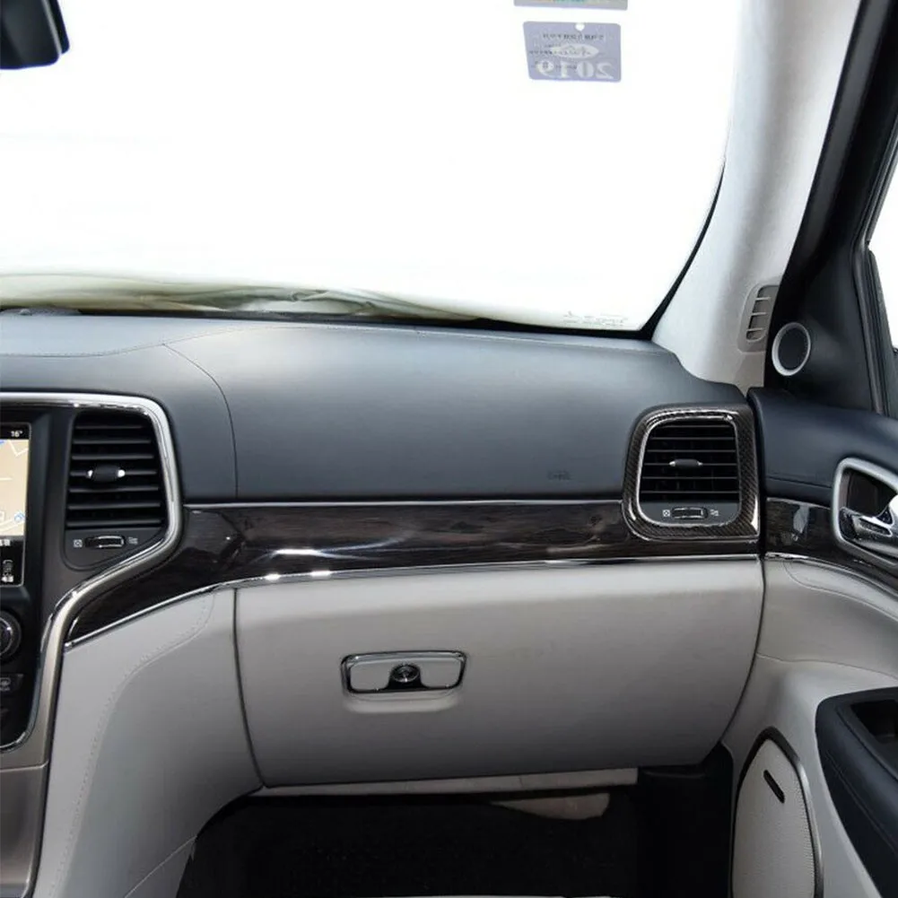 2pcs Interior Front Air Condition Outlet Vent Molding Cover Cap Trim For Jeep Grand Cherokee 2011-2019 Carbon Fiber Decoration
2pcs Interior Front Air Condition Outlet Vent Molding Cover Cap Trim For Jeep Grand Cherokee 2011-2019 Carbon Fiber Decoration
