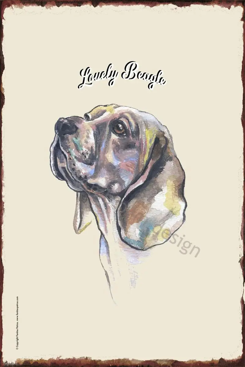 Lovely Beagle Room Decoration Retro Vintage Metal Sign Tin Sign Tin Plates Wall Decor For Art Man Cave Cafe Pub Home Club
Lovely Beagle Room Decoration Retro Vintage Metal Sign Tin Sign Tin Plates Wall Decor For Art Man Cave Cafe Pub Home Club