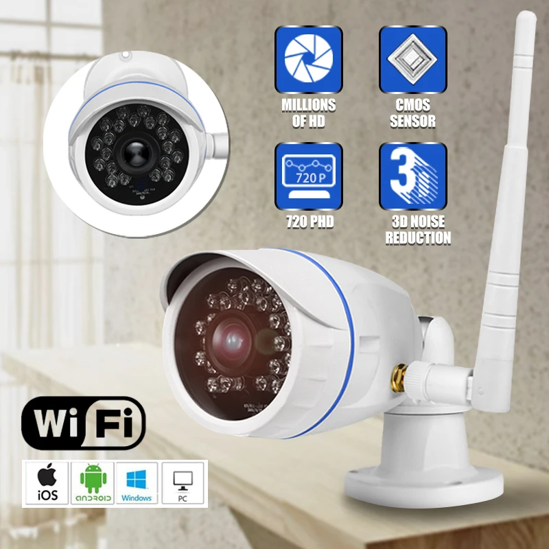 WIFI IP Camera Surveillance Camera Outdoor Night Full Color Wireless Two Way Speak Audio CCTV/TF Card/Cloud Storage
WIFI IP Camera Surveillance Camera Outdoor Night Full Color Wireless Two Way Speak Audio CCTV/TF Card/Cloud Storage