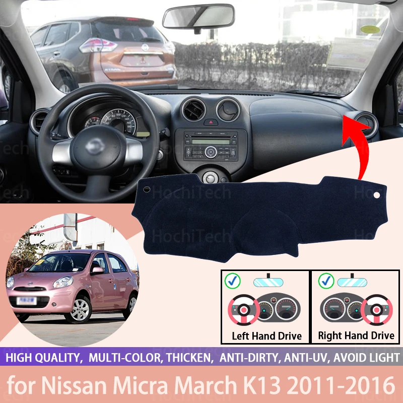 Dash Mat Dashmat for Nissan Micra March K13 2011-2016 Anti-Slip Mat Dashboard Cover Pad Sunshade Dashmat Carpet Accessories
Dash Mat Dashmat for Nissan Micra March K13 2011-2016 Anti-Slip Mat Dashboard Cover Pad Sunshade Dashmat Carpet Accessories