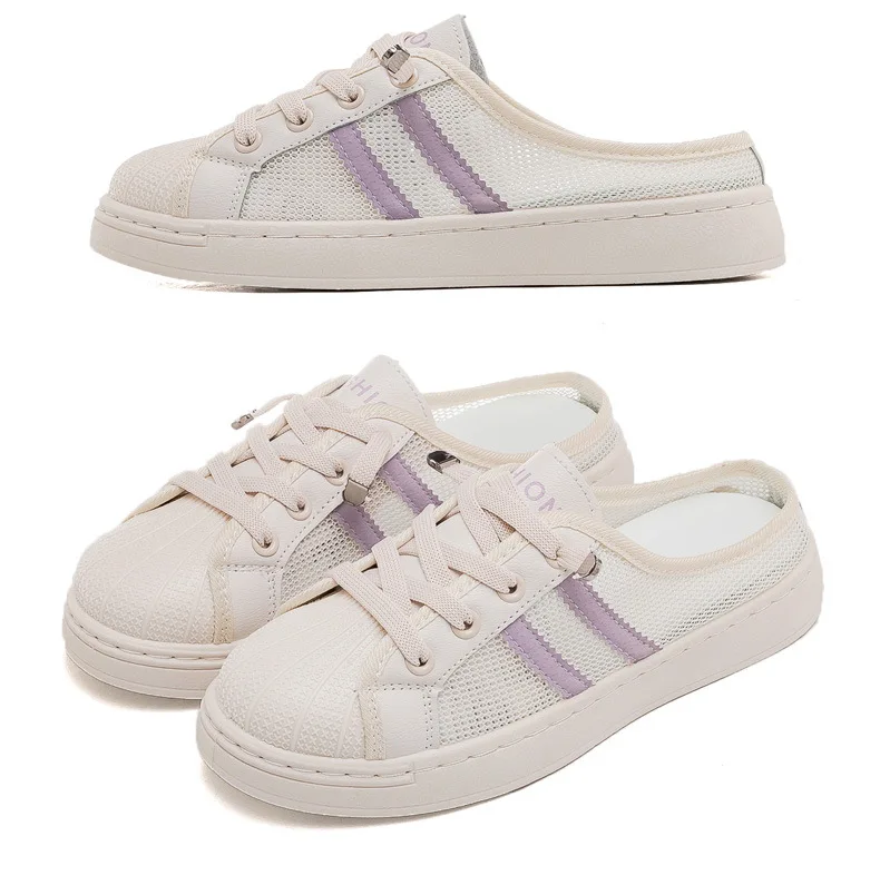 In the summer of 2021 the new small white slippers Venus surface breathable half a pedal lazy sandals ins
In the summer of 2021 the new small white slippers Venus surface breathable half a pedal lazy sandals ins