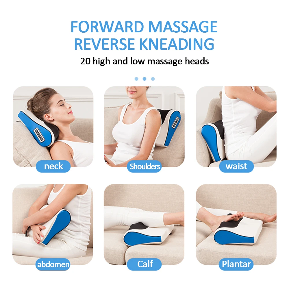 Multi-Functional Neck Cushions Massager Massage Pillow Body Hot Compress 16 Heads Constant Temperature Heating Back
Multi-Functional Neck Cushions Massager Massage Pillow Body Hot Compress 16 Heads Constant Temperature Heating Back