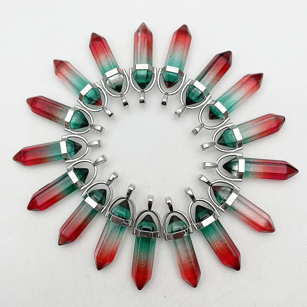 Модные подвески и ожерелья в форме столба из красного и зеленого стекла для изготовления ювелирных изделий, подвеска, аксессуар 24 шт./лот, бе...
Модные подвески и ожерелья в форме столба из красного и зеленого стекла для изготовления ювелирных изделий, подвеска, аксессуар 24 шт./лот, бе...