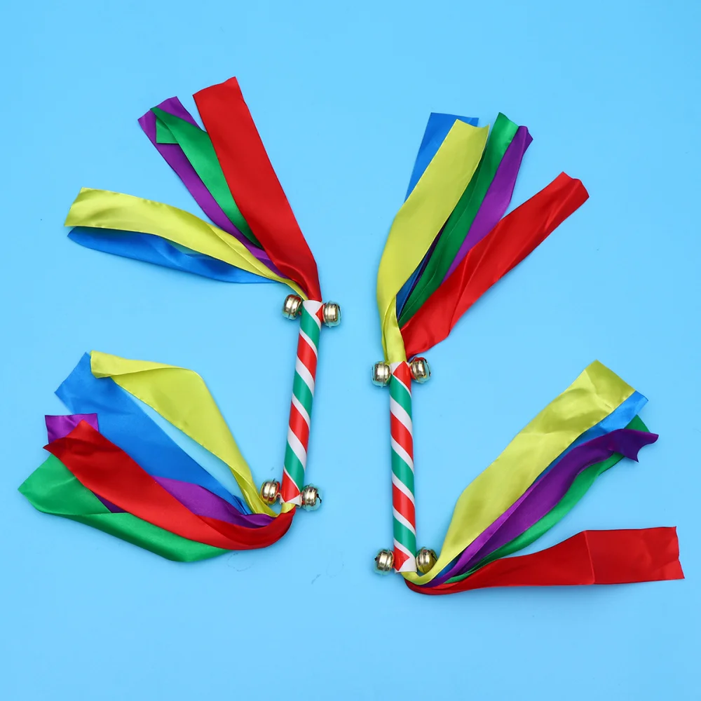 2pcs Handheld Cheering Props with Bells Children Gymnastics Colorful Cheer Pompom Props for Performance Competition Cheering Spo
2pcs Handheld Cheering Props with Bells Children Gymnastics Colorful Cheer Pompom Props for Performance Competition Cheering Spo