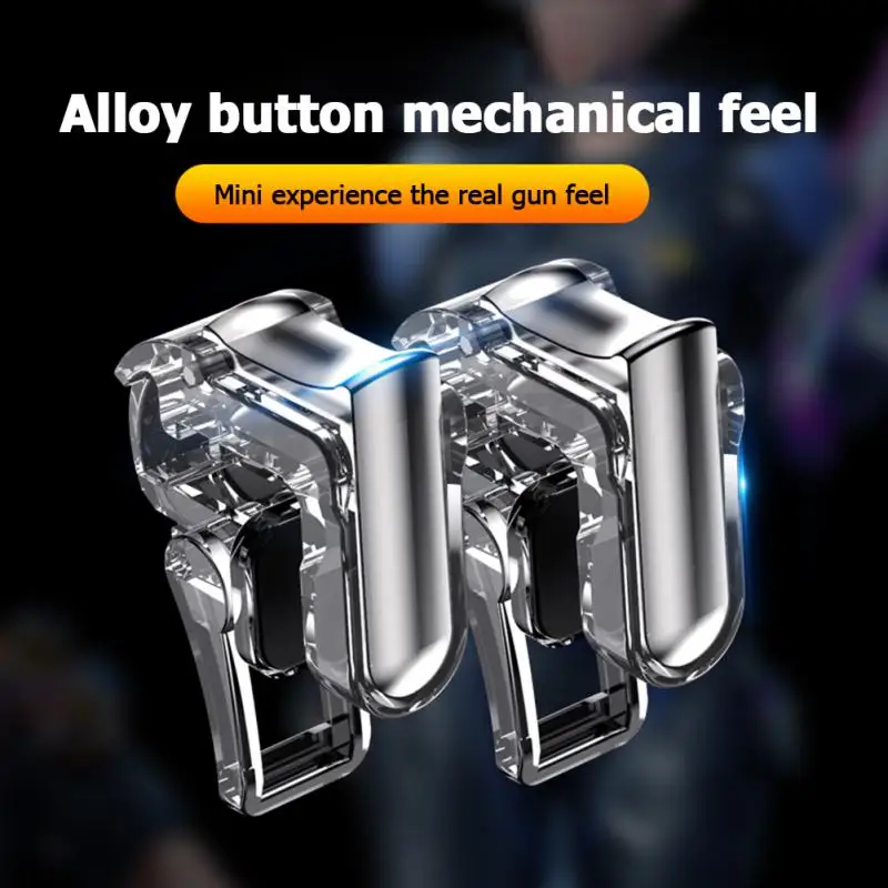 2021 GT01 Gamepad Mechanical Game Trigger Phone Gamepad Alloy Joystick Game Controller For PUBG Mobile L1 R1 Shooter Controller
2021 GT01 Gamepad Mechanical Game Trigger Phone Gamepad Alloy Joystick Game Controller For PUBG Mobile L1 R1 Shooter Controller