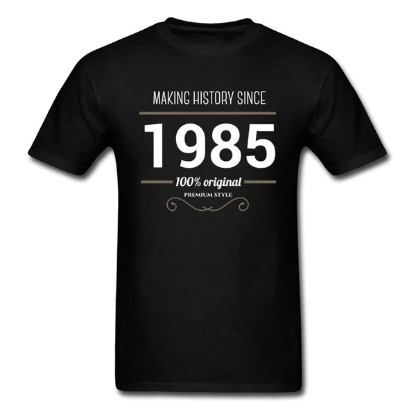 Make History Since 1985 Retro Style Men T-shirt Tops and Shirt New Arrival Men T-shirts
Make History Since 1985 Retro Style Men T-shirt Tops and Shirt New Arrival Men T-shirts