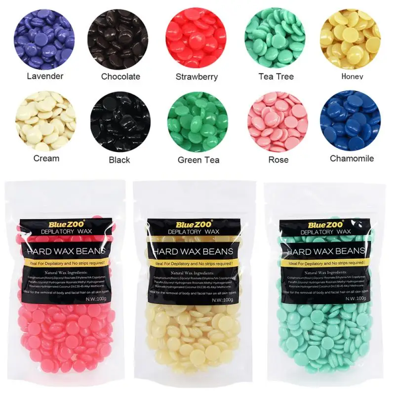 100g/Bag Wax Beans No Strip Depilatory Hot Film Hard Wax Pellet Waxing Bikini Face Legs Body Hair Removal Bean For Women Men
100g/Bag Wax Beans No Strip Depilatory Hot Film Hard Wax Pellet Waxing Bikini Face Legs Body Hair Removal Bean For Women Men