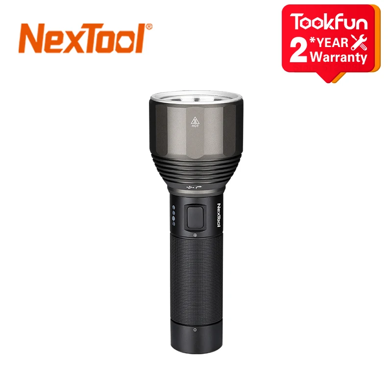 

Xiaomi Flashlight Torch Nextool Camping Equipment Tourism Powerful 2000 Lumens Adjustable 5 Switch Modes IPX7 Protect 380 Meters