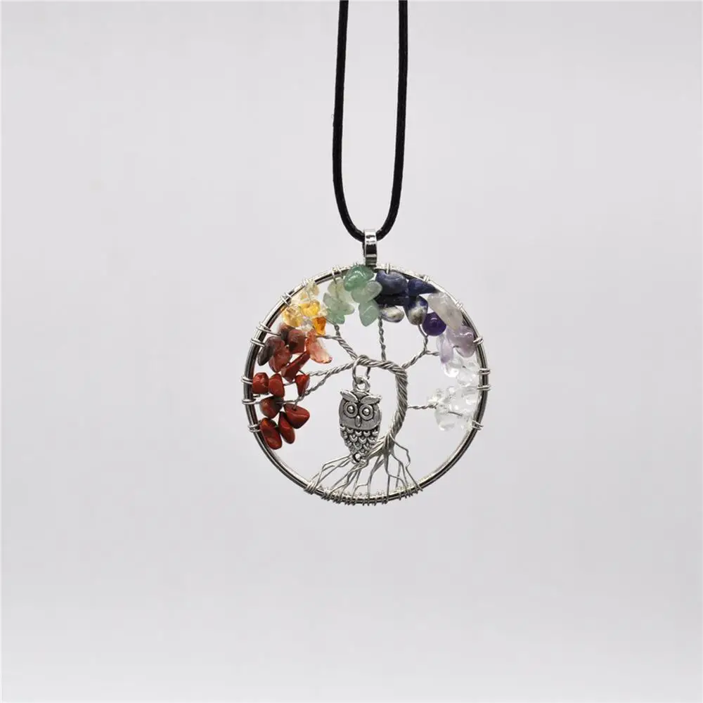 Wholesale 12pcs Noctua Round Tree Of Life Pendant Necklace Red Jaspers Natural Stone Crystal Quartz Amulet Collar Jewelry Free
Wholesale 12pcs Noctua Round Tree Of Life Pendant Necklace Red Jaspers Natural Stone Crystal Quartz Amulet Collar Jewelry Free
