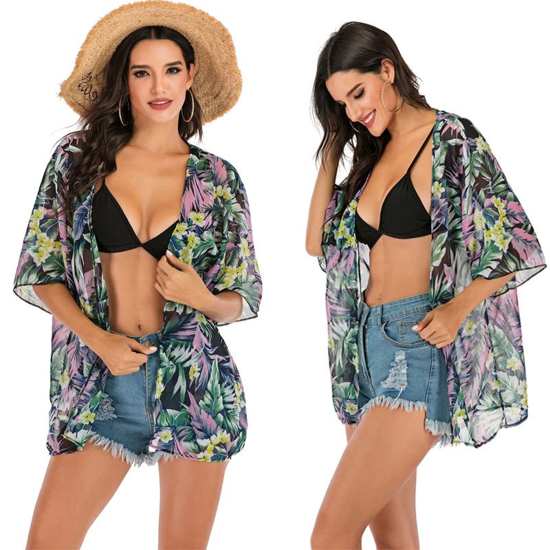 Boho Summer Beach Dress Floral Print Casual Kimono Bikini Cover Up Sexy Cardigan Maxi Beachwear Chiffon Wrap Pash Loose 2020 New
Boho Summer Beach Dress Floral Print Casual Kimono Bikini Cover Up Sexy Cardigan Maxi Beachwear Chiffon Wrap Pash Loose 2020 New
