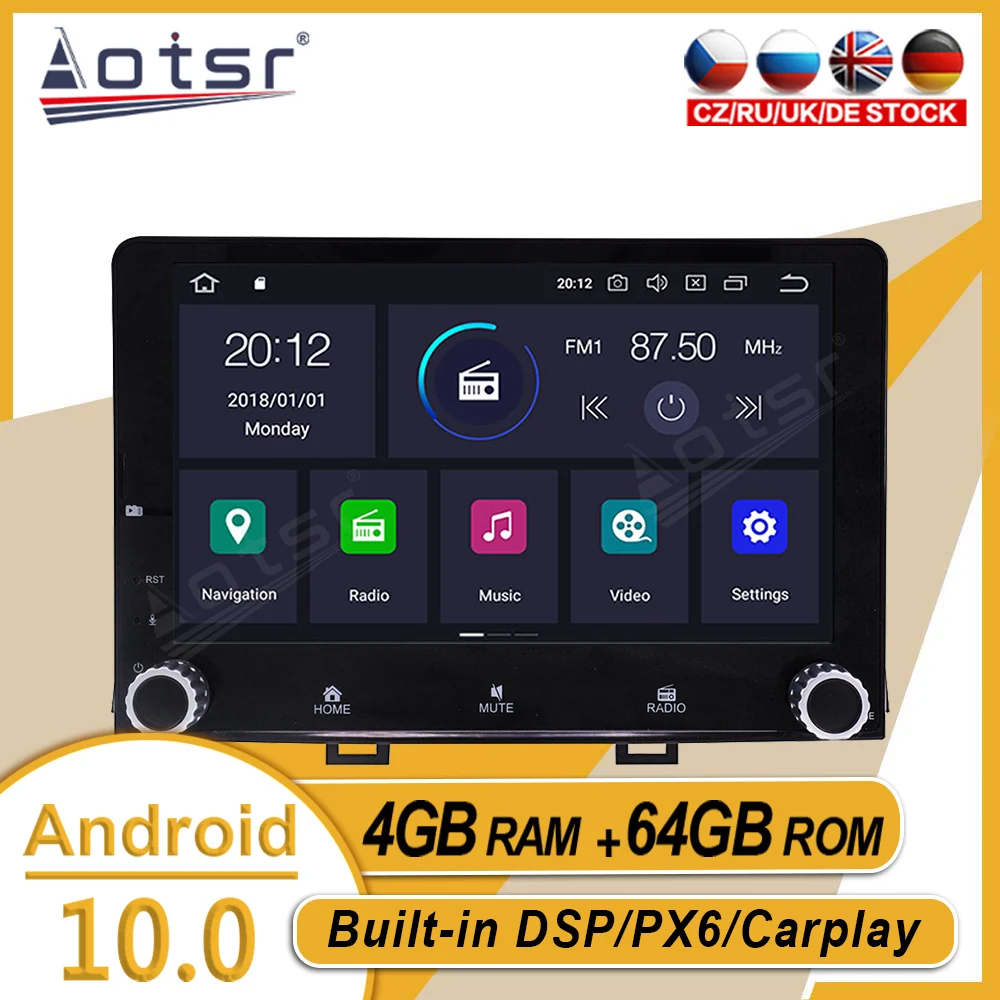 4+64GB For KIA RIO 2017 2018 2019 Car Stereo Multimedia Player Android GPS Navigation Audio Radio Recorder Carplay PX6 Head Unit
4+64GB For KIA RIO 2017 2018 2019 Car Stereo Multimedia Player Android GPS Navigation Audio Radio Recorder Carplay PX6 Head Unit