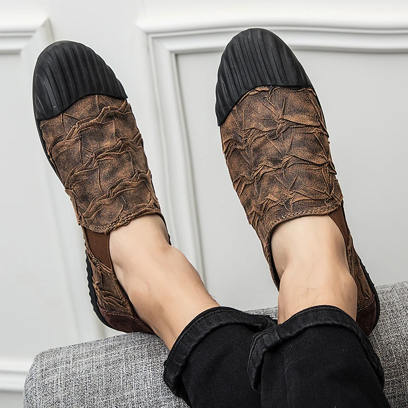 Men Lofers Spring High Quality Genuine Leather Sneakers Loafers outdoor fashion Comfortable Soft Driving Shoes men
Men Lofers Spring High Quality Genuine Leather Sneakers Loafers outdoor fashion Comfortable Soft Driving Shoes men
