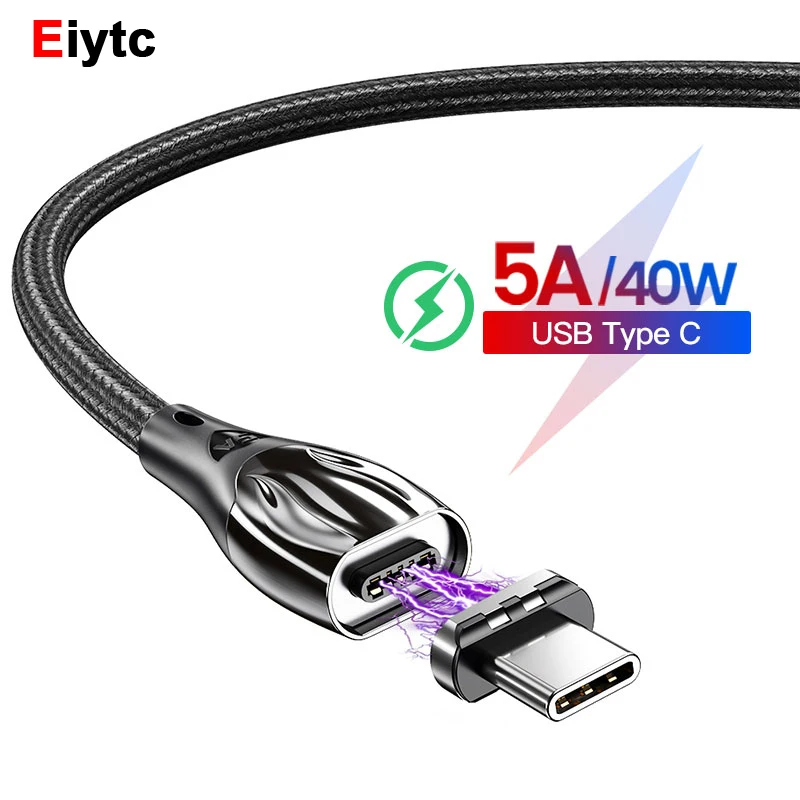 5A Magnetic USB Type C Cable Fast Charging Mobile Phone Android Charger Type-C Data Cord For Huawei P40 Mate 30 Xiaomi Redmi K40
5A Magnetic USB Type C Cable Fast Charging Mobile Phone Android Charger Type-C Data Cord For Huawei P40 Mate 30 Xiaomi Redmi K40