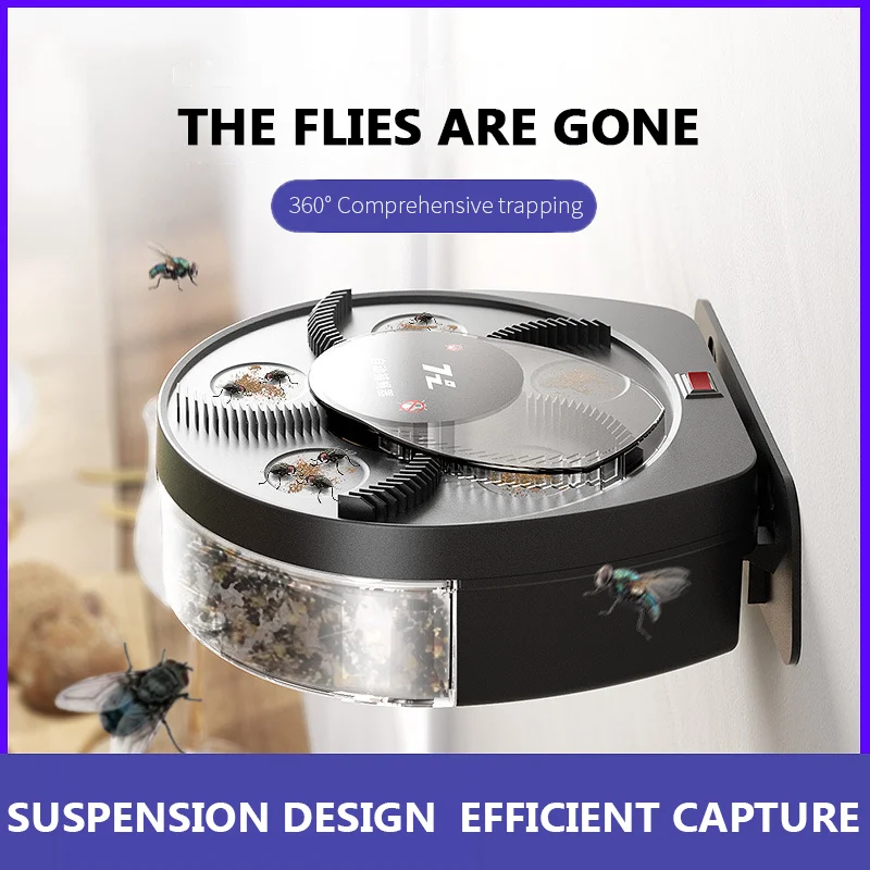 Upgraded Version USB Flytrap Automatic Pest Catcher Fly Killer Electric Fly Trap Device Insect Pest Reject Control Catcher
Upgraded Version USB Flytrap Automatic Pest Catcher Fly Killer Electric Fly Trap Device Insect Pest Reject Control Catcher