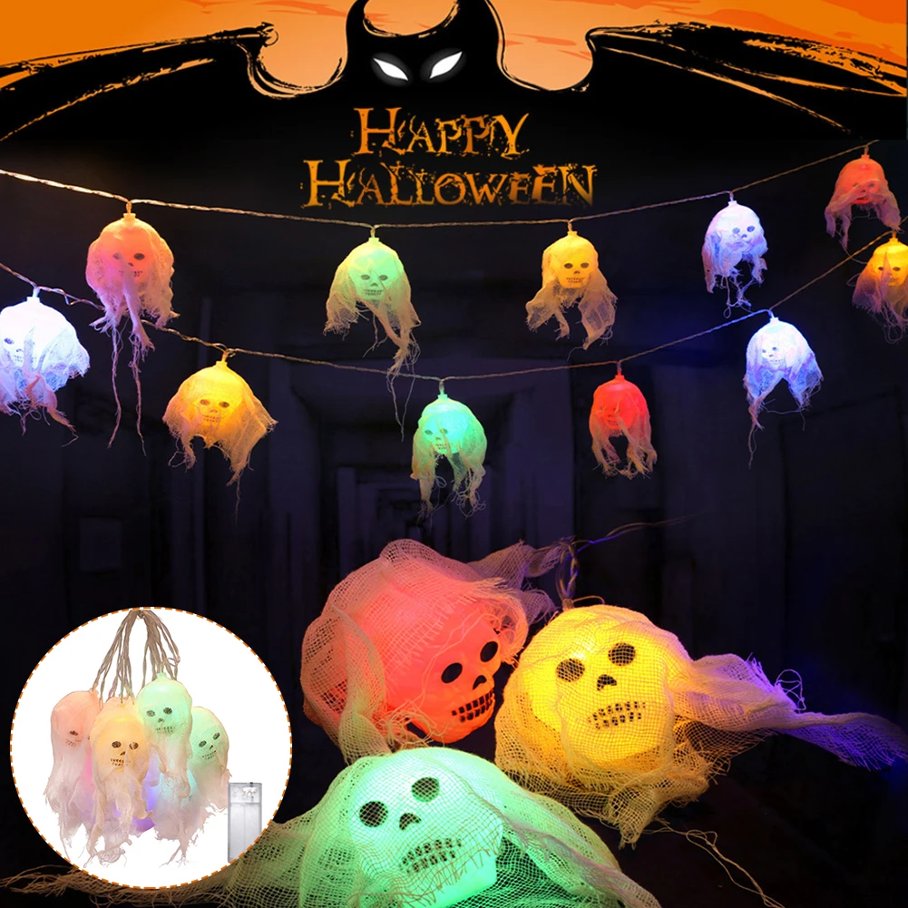 Halloween Decoration Skull String Lights LED Ghost Skeleton Lights Garden Decorative Spooky Skull Colorful Hanging Light String
Halloween Decoration Skull String Lights LED Ghost Skeleton Lights Garden Decorative Spooky Skull Colorful Hanging Light String