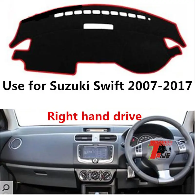 Taijsc накладка на приборную панель правого руля автомобиля для Suzuki Swift 2007-2017