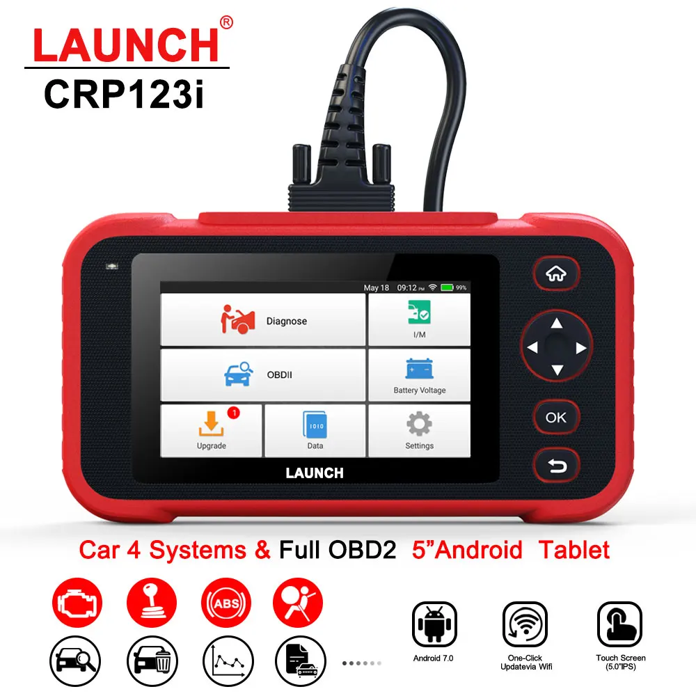 LAUNCH CRP123i OBD2 Car Diagnostic Scanner Automotive Four System Diagnosis Auto Error Code Reader Tools ODB2 OBD2 Car Scanner
LAUNCH CRP123i OBD2 Car Diagnostic Scanner Automotive Four System Diagnosis Auto Error Code Reader Tools ODB2 OBD2 Car Scanner