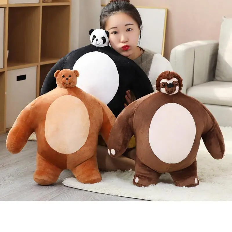 Cute Bear Boy Plush Toy Boyfriend Fat Bear Muscle Doll Sloth Panda Pillow Cushion Girl Birthday Gift 47cm
Cute Bear Boy Plush Toy Boyfriend Fat Bear Muscle Doll Sloth Panda Pillow Cushion Girl Birthday Gift 47cm