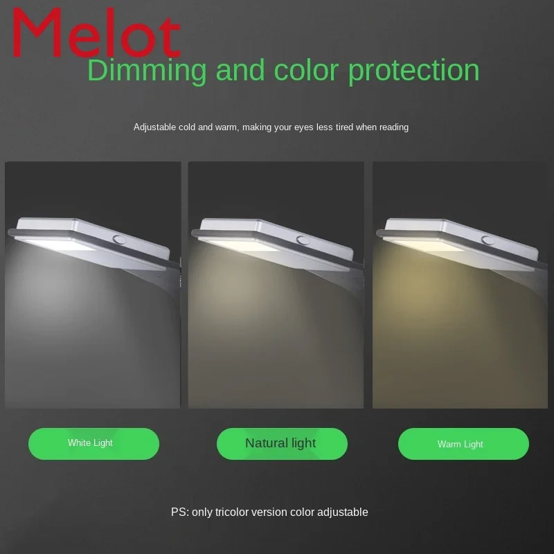 Upscale Portable Reading Light LED Flat Night Reading Light Clip Book Eye Protection Small Book Light Rechargeable Artifact 
Upscale Portable Reading Light LED Flat Night Reading Light Clip Book Eye Protection Small Book Light Rechargeable Artifact