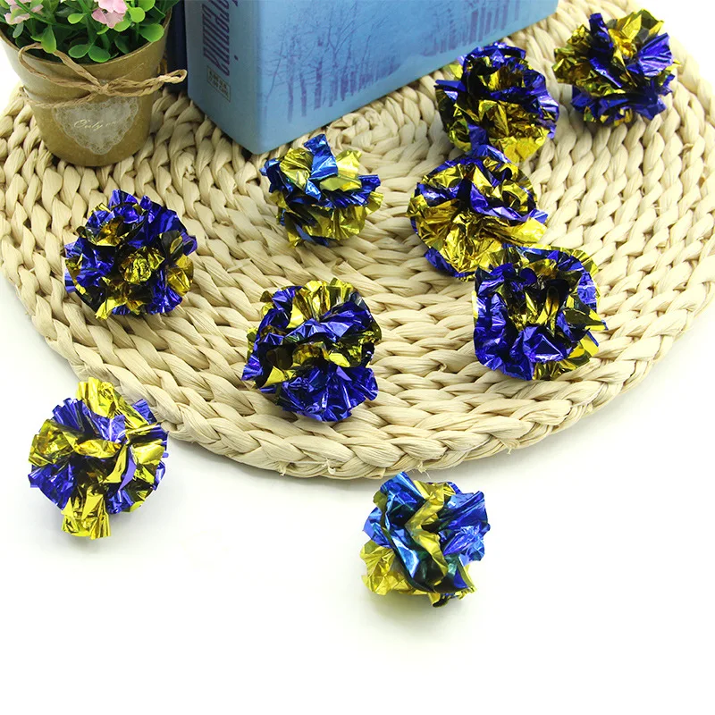 New cat toy rattle paper ball pet toy ball paper flower ball cat toy ball color paper ball pet products
New cat toy rattle paper ball pet toy ball paper flower ball cat toy ball color paper ball pet products