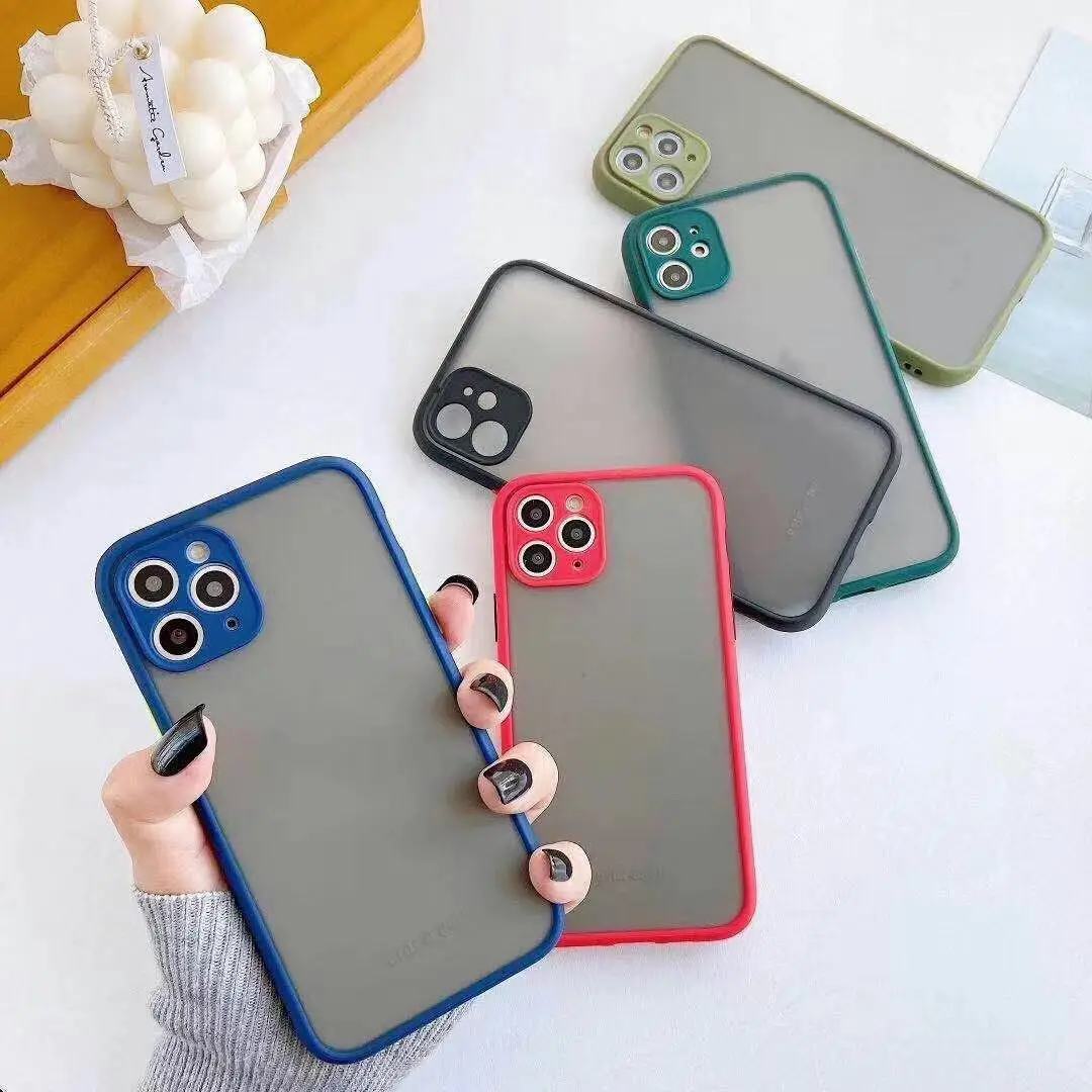 Camera Protection Bumper Phone Cases For iPhone 11 12 13 Pro Max XR XS Max X 8 7 6S Plus Clear Translucent Shockproof Back Cover
Camera Protection Bumper Phone Cases For iPhone 11 12 13 Pro Max XR XS Max X 8 7 6S Plus Clear Translucent Shockproof Back Cover