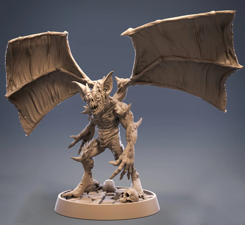 100mm Resin Model Hell Devil Sculpture Figure Unpainted No Color RW-346
100mm Resin Model Hell Devil Sculpture Figure Unpainted No Color RW-346